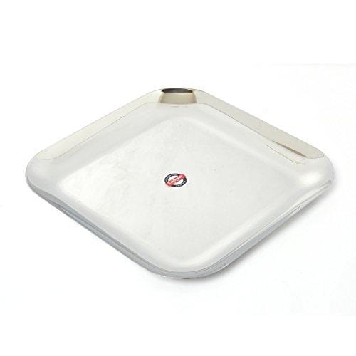 Embassy French Dinner Plate, Size 3, 25.7 cms (Pack of 2, Stainless Steel) - KITCHEN MART