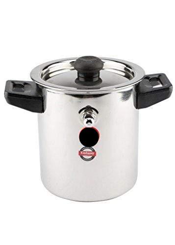 Embassy Milk Pot / Boiler / Cooker, 1.5 Litres (Stainless Steel) - KITCHEN MART