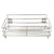 Embassy Multipurpose Storage Shelf / Spice Rack, Single (1-Tier), 38x15x14.5 cms (LxBxH), Stainless Steel (For Kitchen, Bathroom etc.) - KITCHEN MART