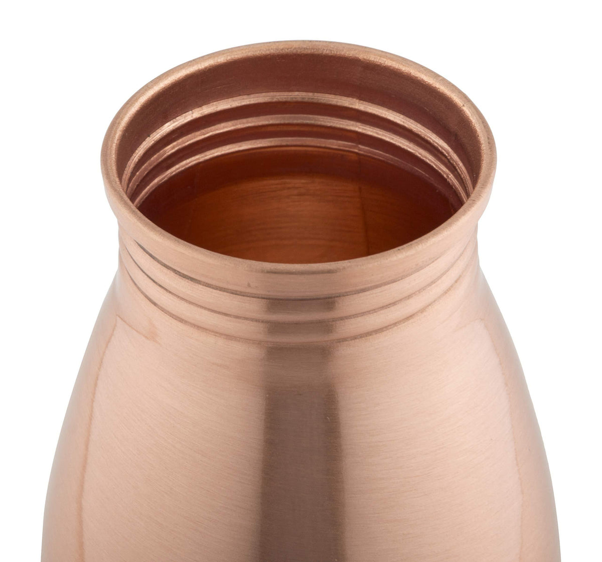 Embassy Premium Copper Water Bottle, Plain, 600 ml, Pack of 2 - Leak-Proof, Jointless and Pure Copper - KITCHEN MART