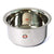 Embassy Sandwich Bottom Topes with Lid, Set of 4 (Sizes 11-14) - 1250, 1750, 2200 & 2750 ml (Stainless Steel) - KITCHEN MART