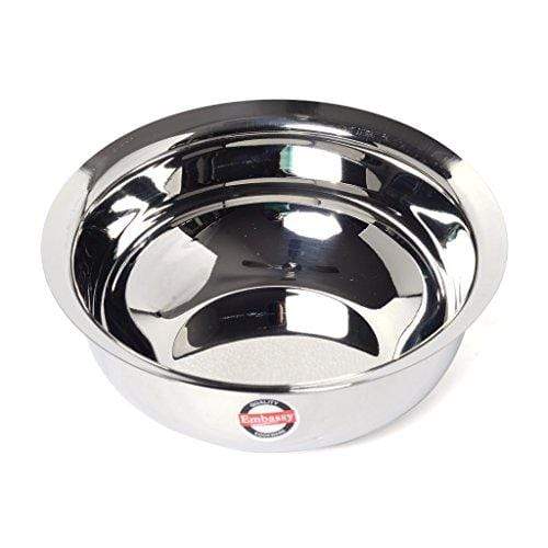 Embassy Stainless Steel Eco Bowl, 1-Piece, Size 6, 4900 ml / Bowl - KITCHEN MART