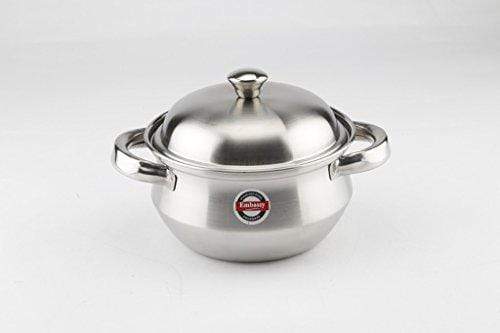 Embassy Stainless Steel Punjabi Multipurpose Dish, 1000 ml - KITCHEN MART