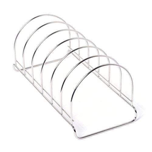 Embassy Stainless Steel Round Plate Rack / Stand, 1-Piece, Size - 6 (32 cms) - KITCHEN MART