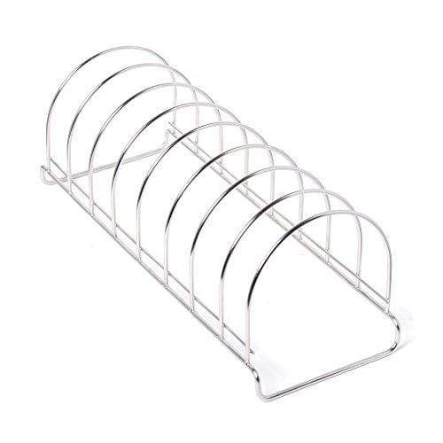 Embassy Stainless Steel Round Plate Rack/Stand, 1-Piece, Size - 8 (41 cms) - KITCHEN MART