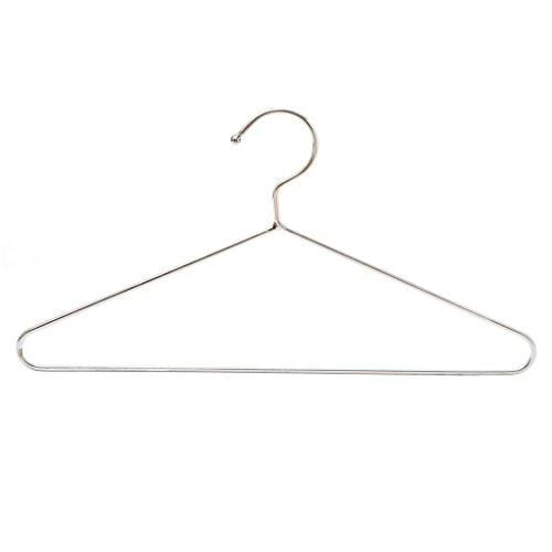 Embassy Stainless Steel Rust-Proof Shirt Hangers, Pack of 6 - 38x19 cms - KITCHEN MART