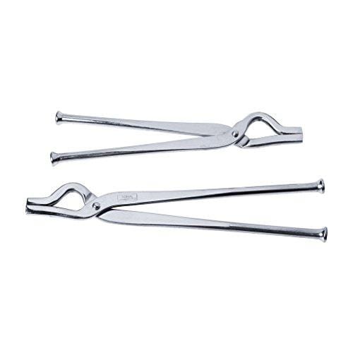 Embassy (Toral by Embassy) Stainless Steel Pakkad, 2-Pieces, Small (23