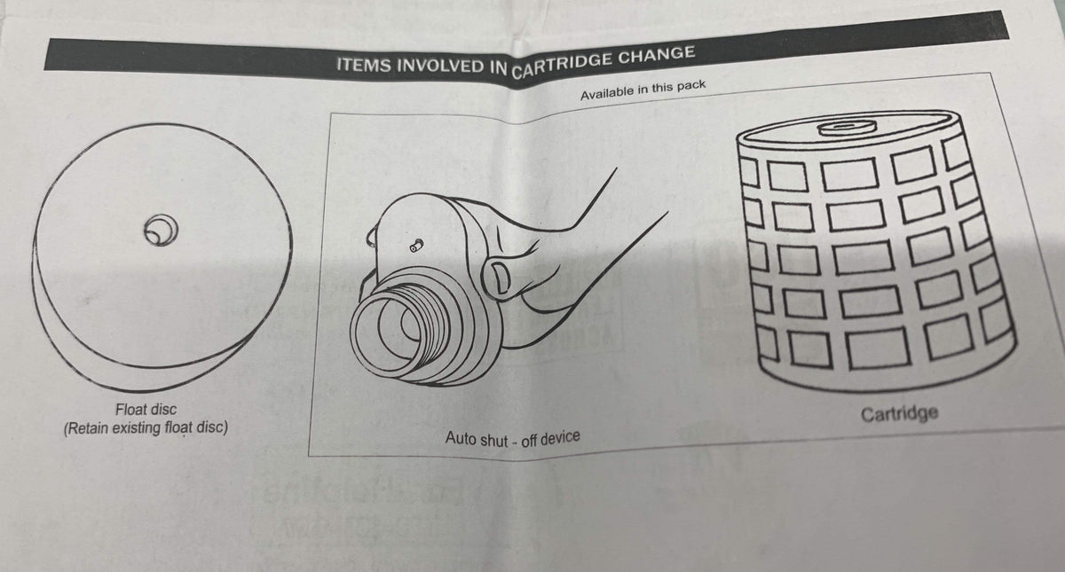 Eureka Forbes Aquasure 4000 litres Cartridge (Common for Xtra Tuff/Maxima/Shakti/Aayush) - KITCHEN MART