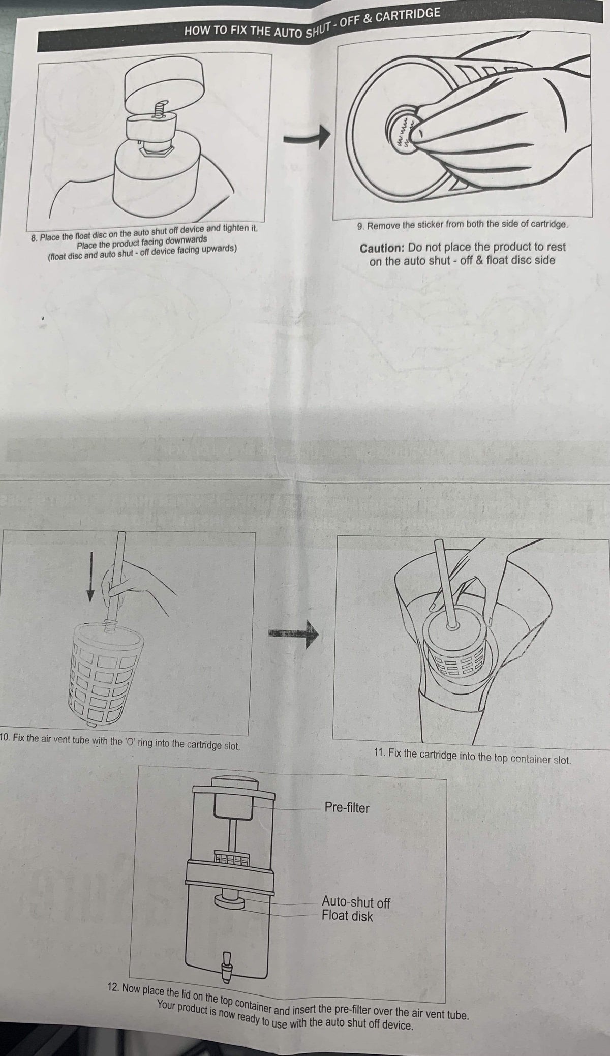 Eureka Forbes Aquasure 4000 litres Cartridge (Common for Xtra Tuff/Maxima/Shakti/Aayush) - KITCHEN MART