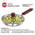 HAWKINS Tri-ply Stainless Steel Frying Pan 22 cm with Glass Lid - KITCHEN MART
