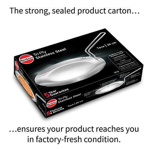 Hawkins Tri-ply Stainless Steel Tava 26 cm - KITCHEN MART