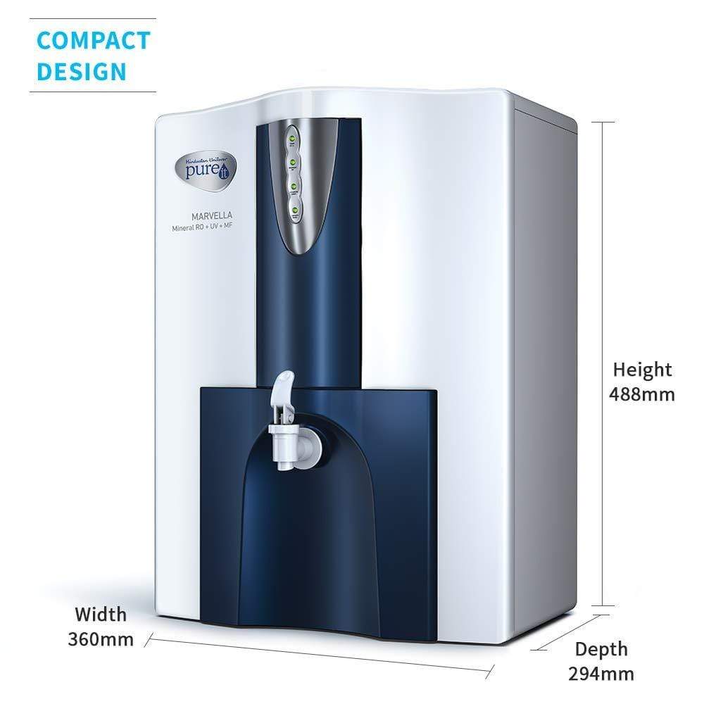 HUL Pureit Marvella RO + UV 10-Litre Water Purifier - KITCHEN MART