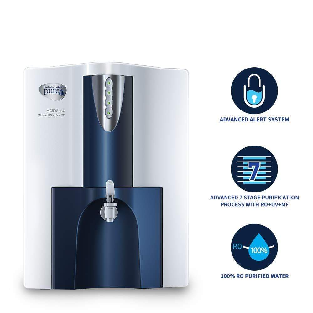 HUL Pureit Marvella RO + UV 10-Litre Water Purifier - KITCHEN MART