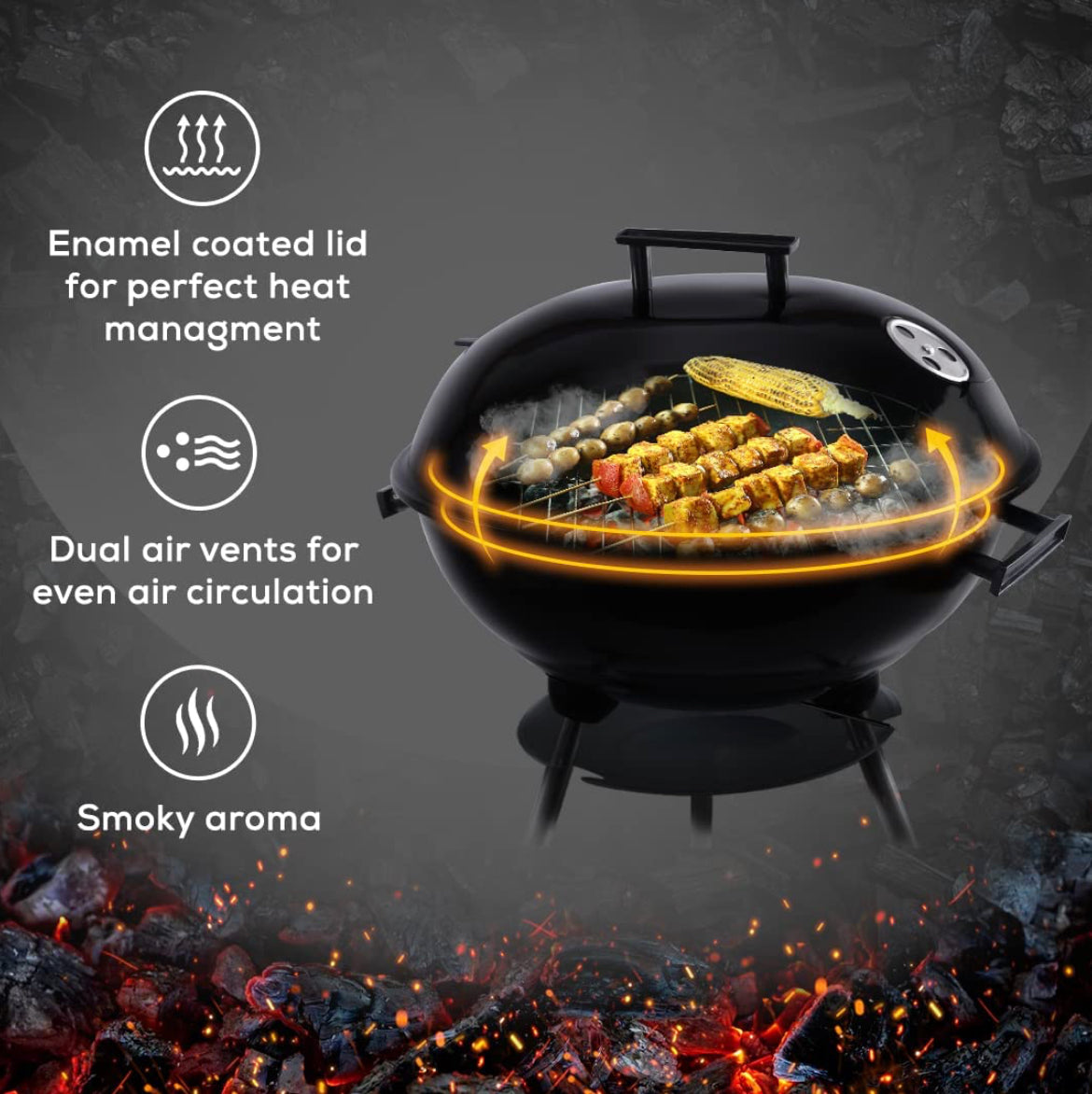 Wonderchef Charcoal BBQ, 1 year warranty