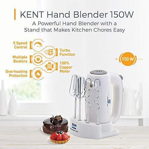 Kent Hand Blender-White - KITCHEN MART