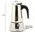 Kitchen Mart ATLASWARE Stainless Steel Espresso Coffee Percolator 4 cups - KITCHEN MART