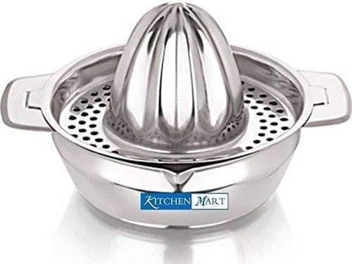 Kitchen Mart Citrus Squeezer Stainless Steel Hand Juicer