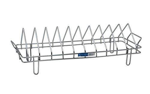 Kitchen Mart Plate Rack / Stand, 10 Slots (45 cms), Stainless Steel - KITCHEN MART