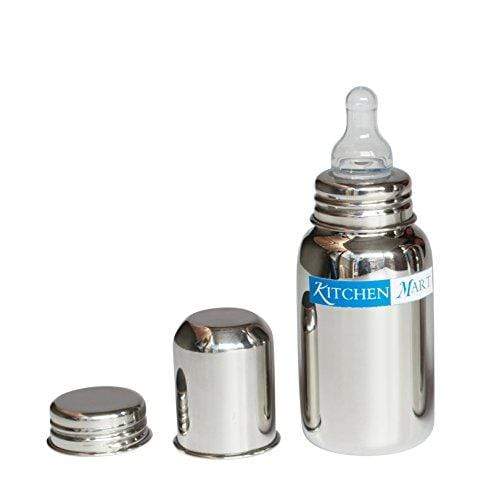 Steel baby feeding hot sale bottle