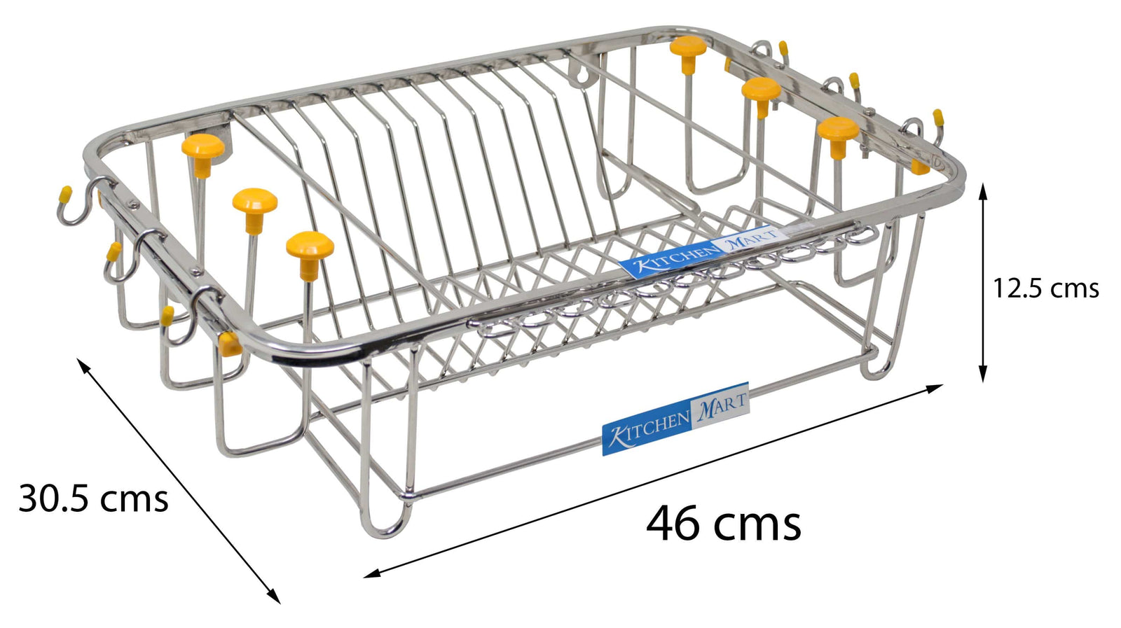 Kitchen Mart Stainless Steel Cosmos Plate rack - KITCHEN MART
