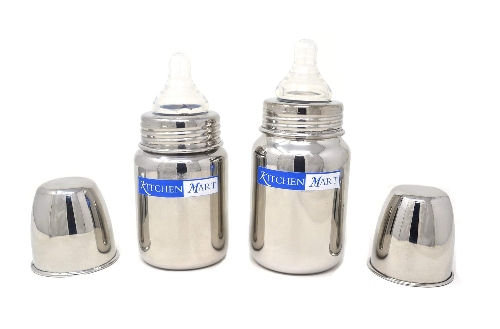 Kitchen Mart Stainless Steel Feeding Bottle Broad Mouth - KITCHEN MART