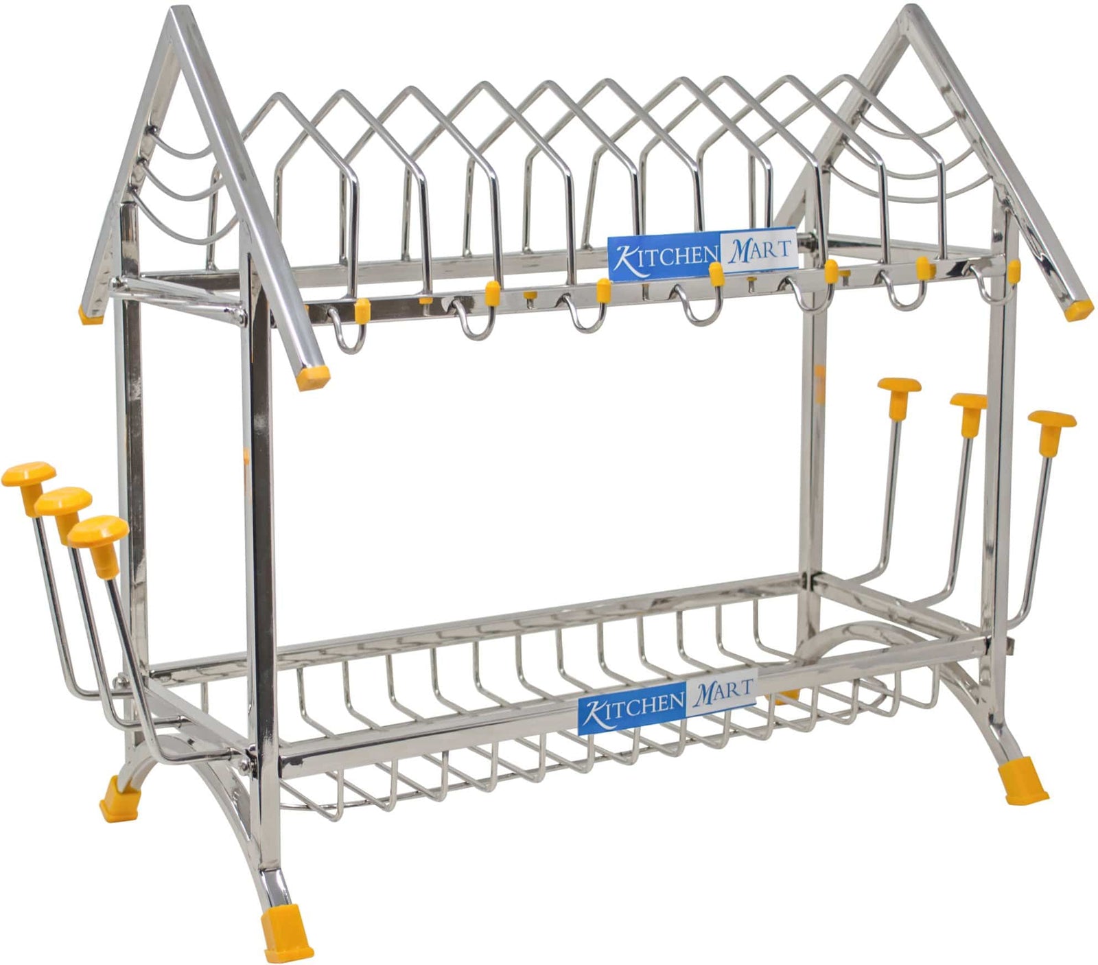 Kitchen Mart Stainless Steel Happy Home Kitchen Rack - KITCHEN MART