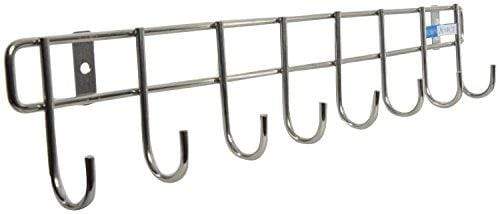 Kitchen Mart Stainless Steel Hook Rail (46 cm x 9 cm x 4.5 cm, Silver, Pack of 1) - KITCHEN MART