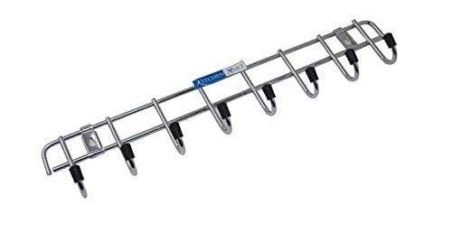 Kitchen Mart Stainless Steel Hook Rail 8-Pins, Coth hanger Laddle hanger  Key Hanger Towel Hanger (Pack of 1)