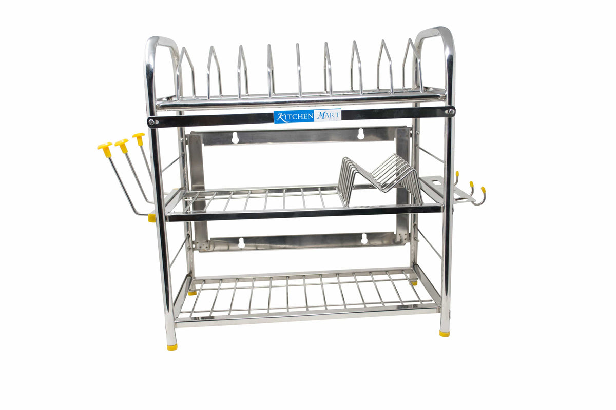 Kitchen Mart Stainless Steel Kitchen Rack (18 x 18 inch) - KITCHEN MART