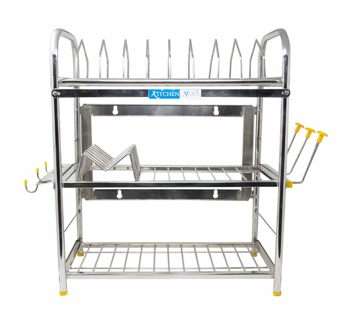 Kitchen Mart Stainless Steel Kitchen Rack (21 x 18 inch) - KITCHEN MART