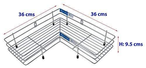 Kitchen Mart Stainless Steel L-Shaped Rack 1 tier - KITCHEN MART
