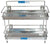 Kitchen Mart Stainless Steel Perforated Multipurpose Storage Shelf / Double Rack, Single (2-Tier) - KITCHEN MART