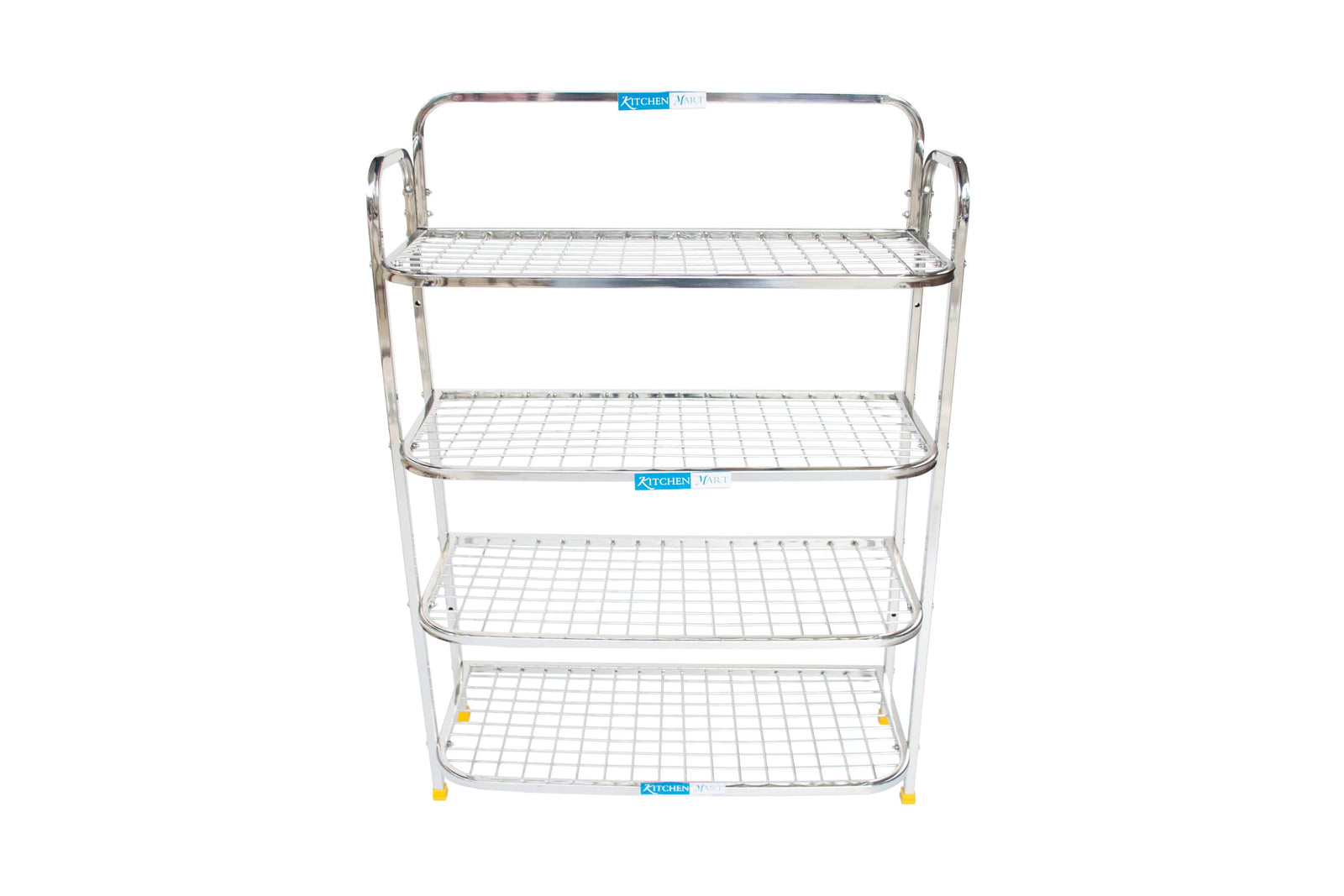 Kitchen Mart Stainless Steel shoe rack/ Kitchen Storage shelf rack (30x4) - KITCHEN MART