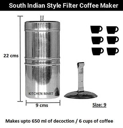 South Indian Stainless Steel Coffee Filter