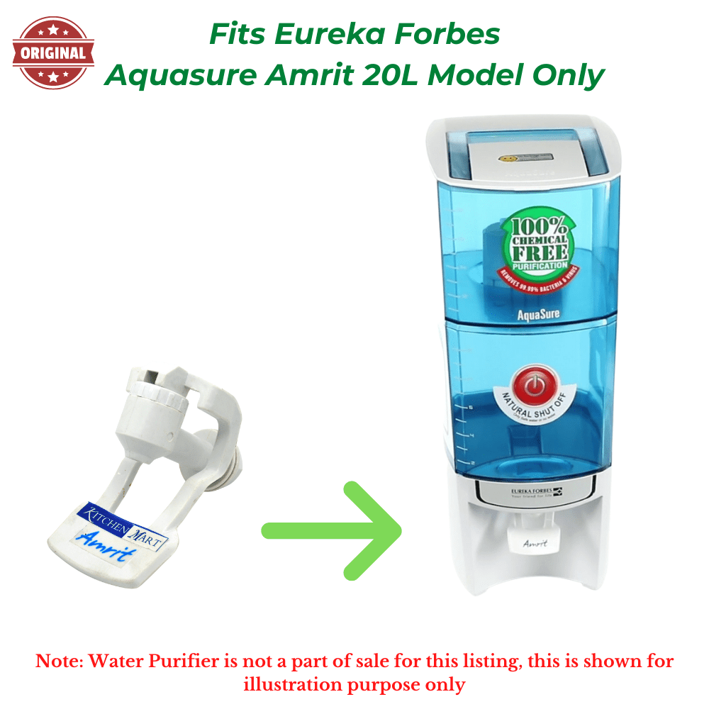 Kitchen Mart Tap suitable for Eureka Forbes Aquasure Amrit 20-Litre Water Purifier only 0780847317737