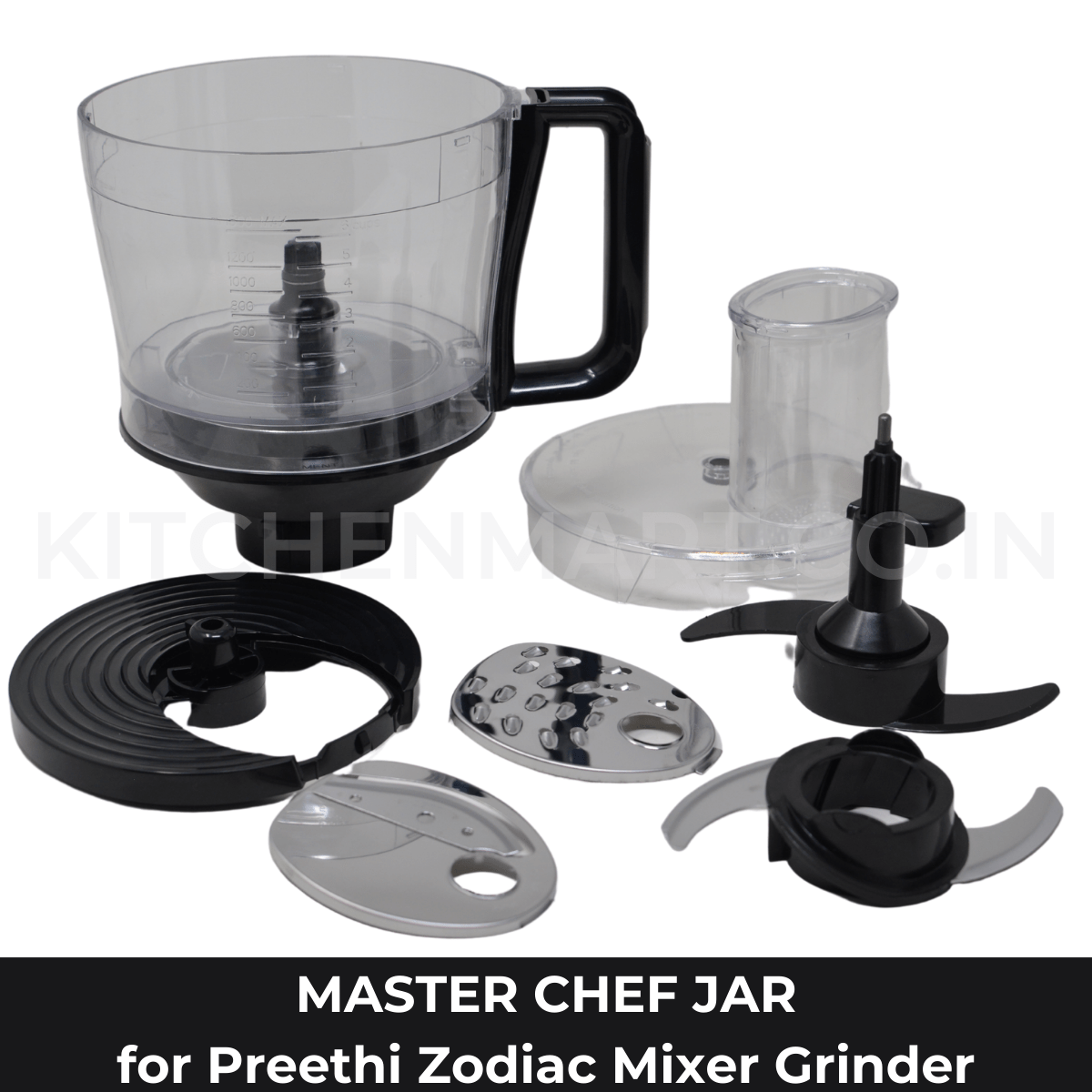 Master Chef Plus Jar Full Set attachment suitable for Preethi Zodiac Mixer Grinder - KITCHEN MART