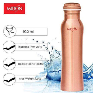 Milton Copper Water Bottle, 920 ml - KITCHEN MART
