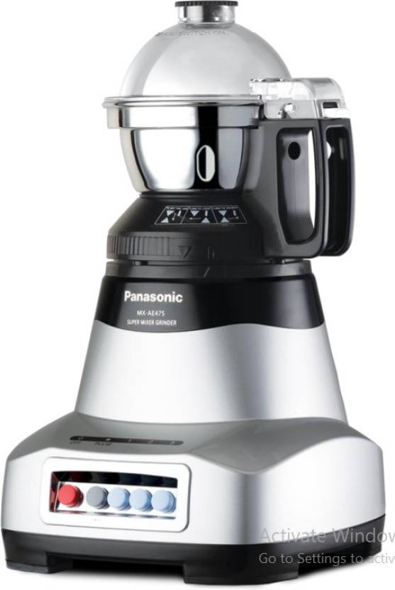 PANASONIC MONSTER MIXER GRINDER 750 WATTS, 4 JARS, MX-AE475