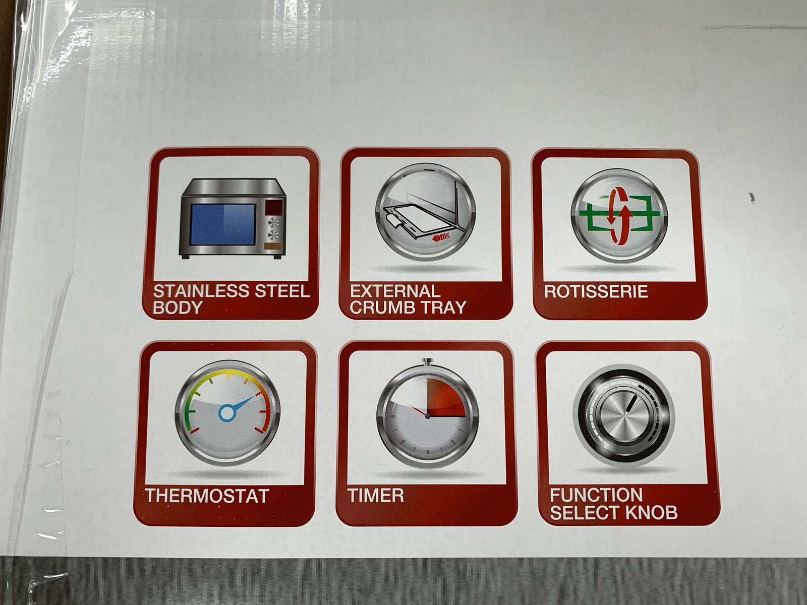 Morphy Richards 60 RCSS 60-Litre Oven Toaster Grill (Black/Silver) - KITCHEN MART