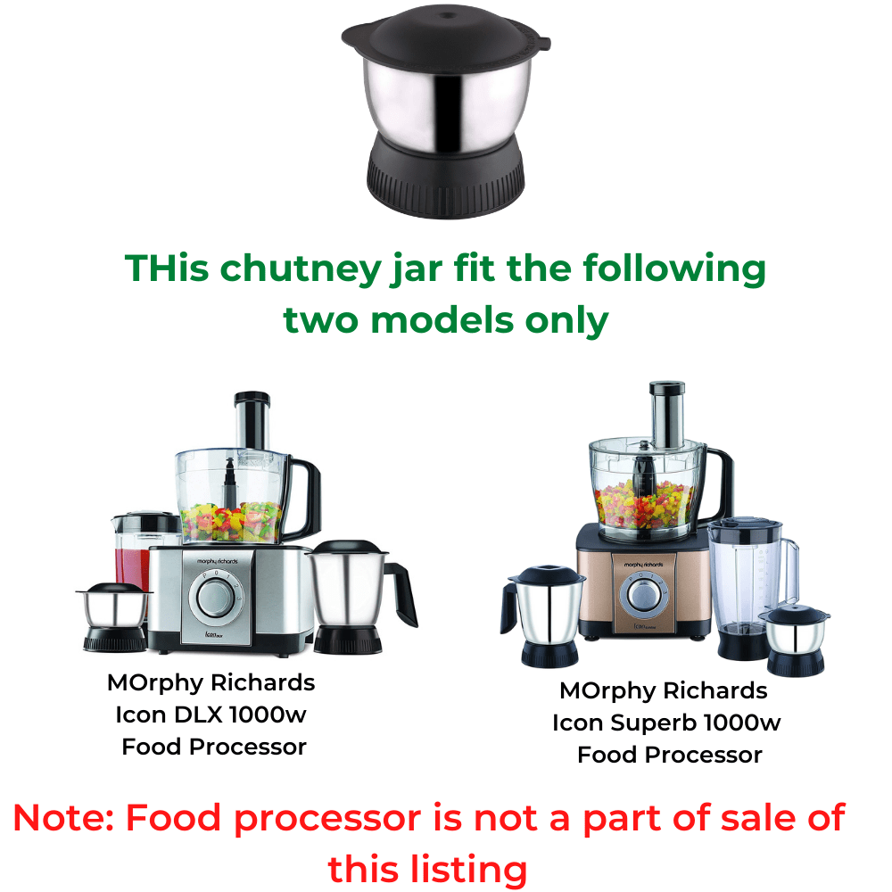 Morphy Richards Food Processor Icon Dlx / Icon Superb -  Chutney Jar
