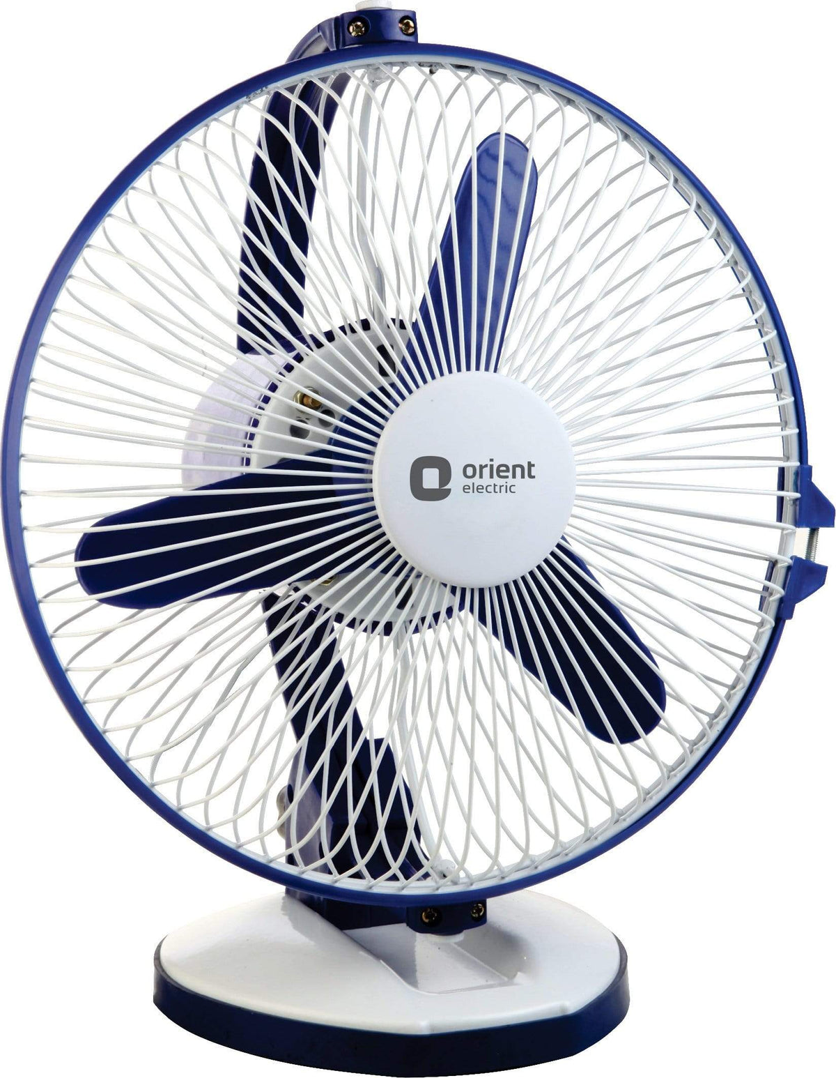Orient Electric Zippy 225mm 2-in-1 Wall Mount and Table Top Fan (White/Blue) - KITCHEN MART