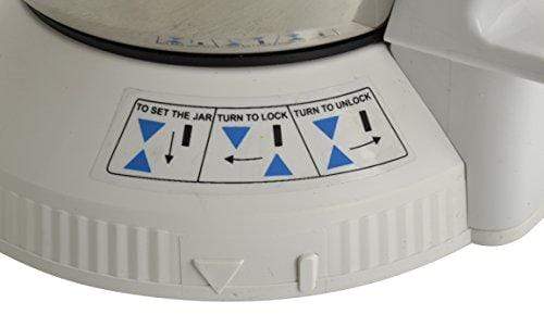 Panasonic 1100 ML Mill Jar for Panasonic Mixer Grinder With Safety Lock (White) - KITCHEN MART