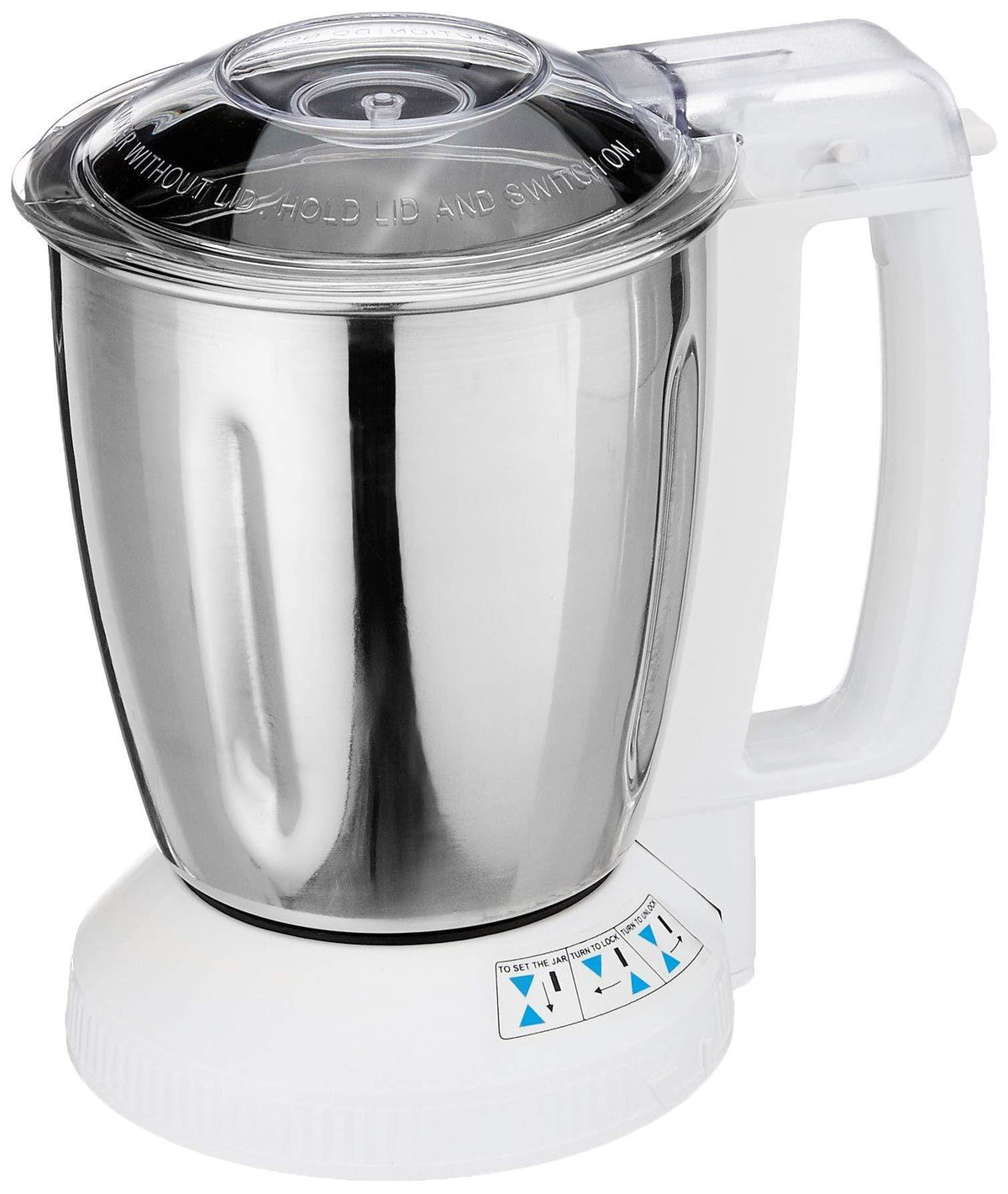 Panasonic MX-AC360S-H 550-Watt 3-Jar Super Mixer Grinder (Grey) ISI Certified - KITCHEN MART