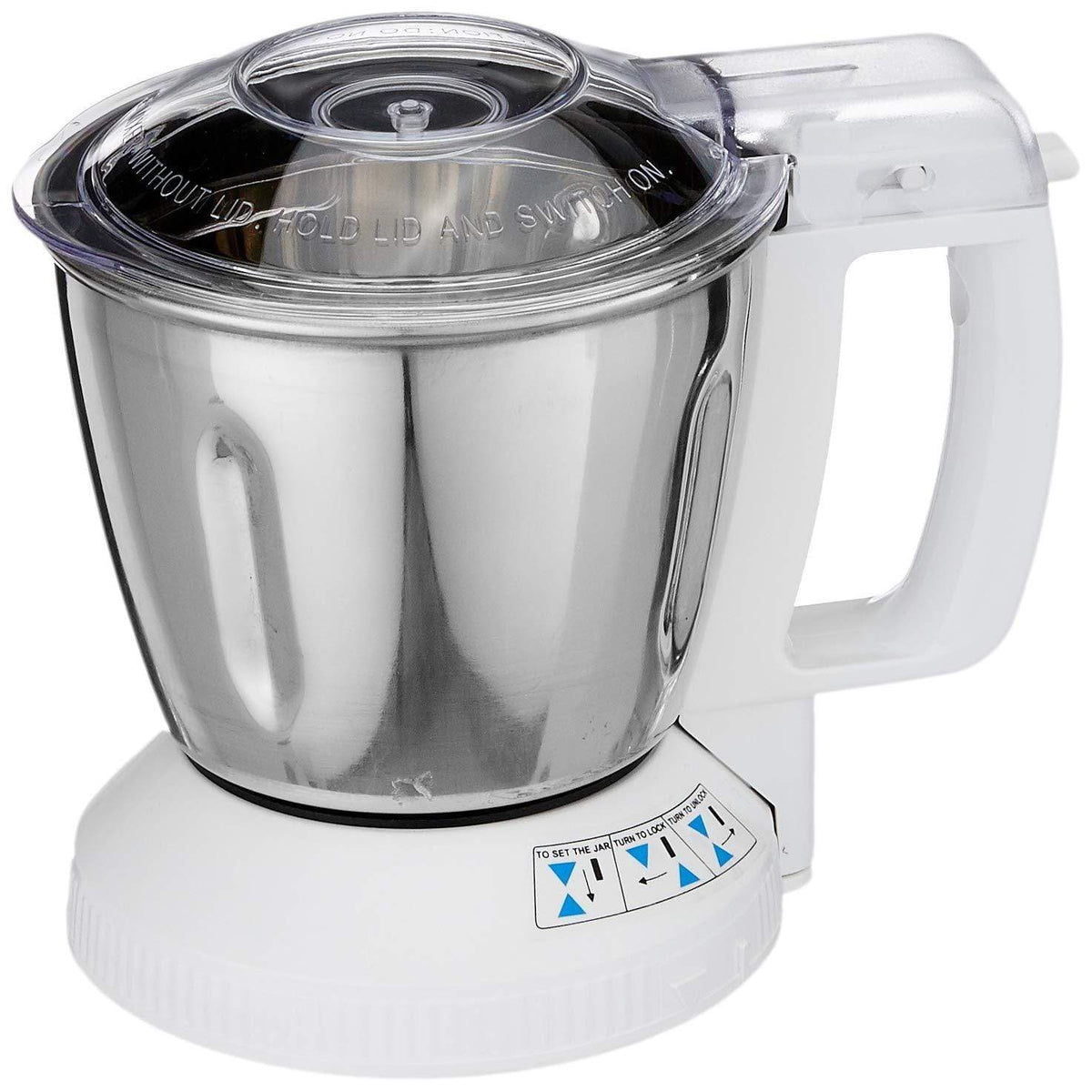 Panasonic MX-AC360S-H 550-Watt 3-Jar Super Mixer Grinder (Grey) ISI Certified - KITCHEN MART