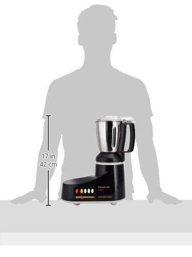 Panasonic MX-AC460 550-Watt Super Mixer Grinder with 4 Jars (Black) ISI Certified - KITCHEN MART