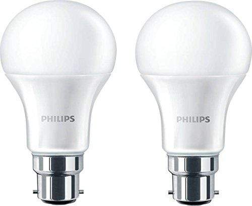 Philips Base B22 14-Watt LED Bulb (Crystal White White,Pack of 2) - KITCHEN MART