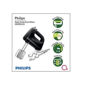 Philips HR3705/10 300-Watt Hand Mixer - KITCHEN MART