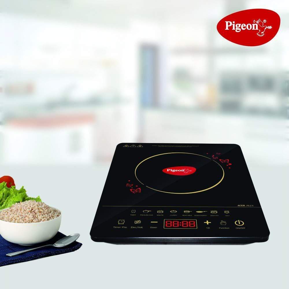 Pigeon 2020 Combo Offers - Acer Plus Induction + Favourite 3 Liters Induction base pressure cooker - KITCHEN MART