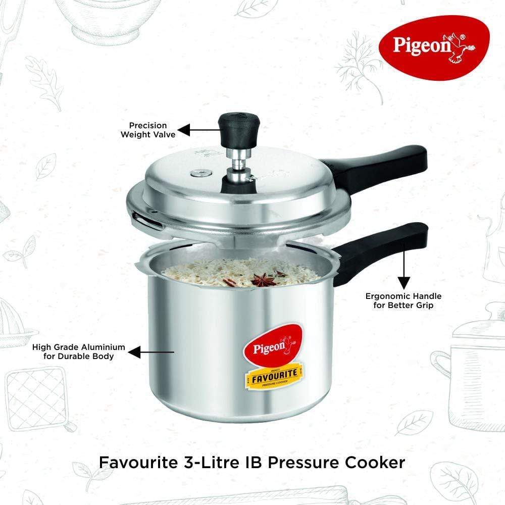 Pigeon 2020 Combo Offers - Acer Plus Induction + Favourite 3 Liters Induction base pressure cooker - KITCHEN MART
