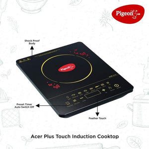 Pigeon 2020 Combo Offers - Acer Plus Induction + Favourite 3 Liters Induction base pressure cooker - KITCHEN MART